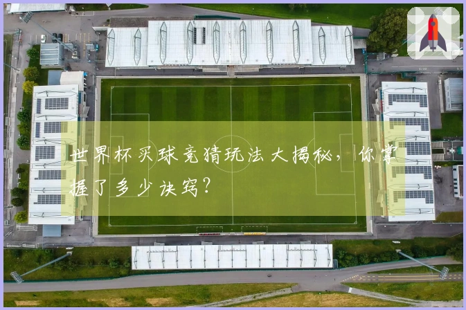 世界杯买球竞猜玩法大揭秘，你掌握了多少诀窍？