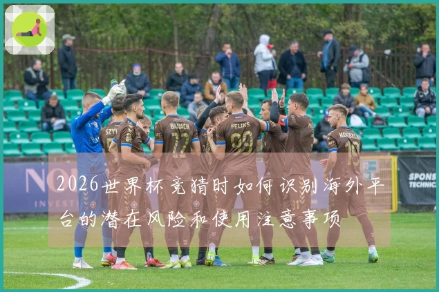 2026世界杯竞猜时如何识别海外平台的潜在风险和使用注意事项