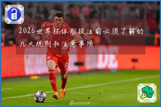 2026世界杯体彩投注前必须了解的几大规则和注意事项